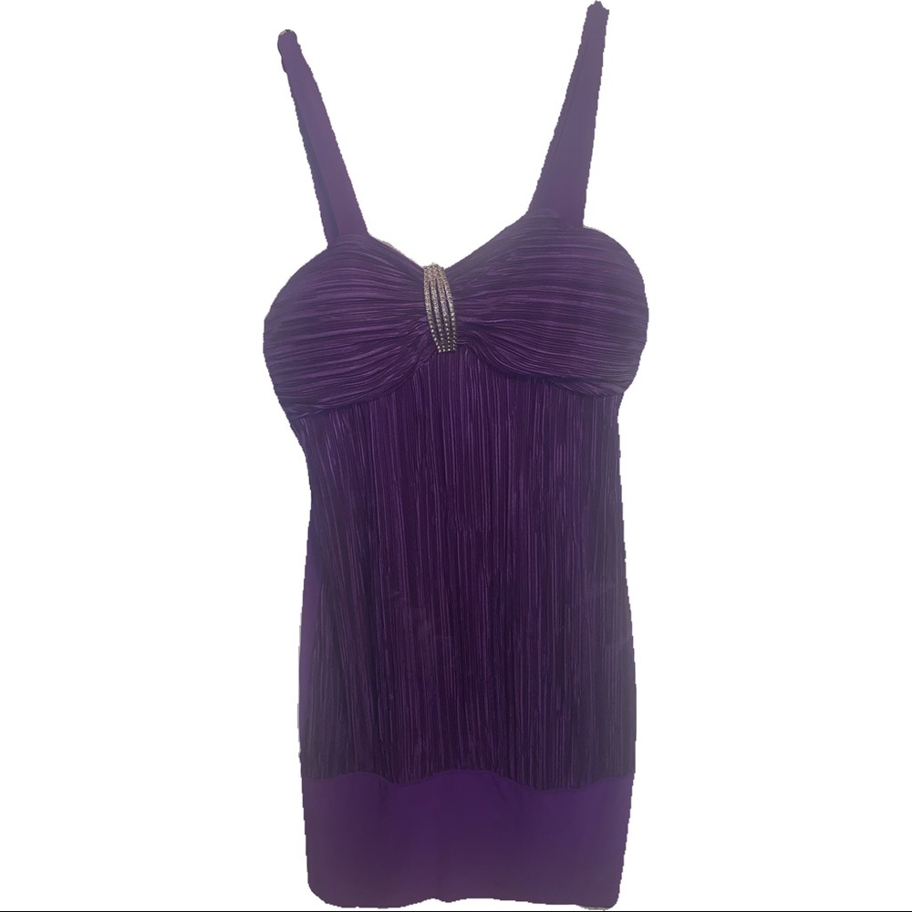 Purple cocktail dress 💜